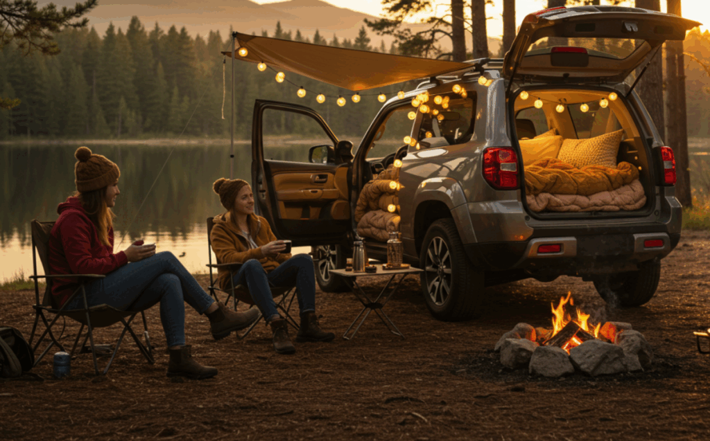 Let's think back to our early days of camping.